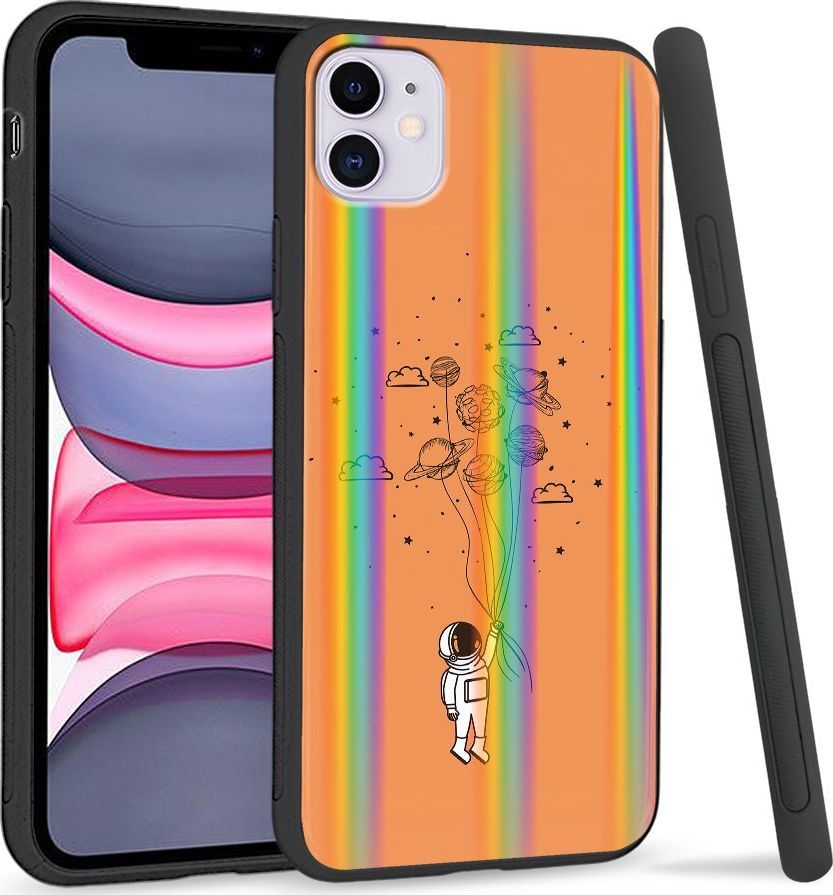 Super Fashion Etui Rainbow Series na Apple iPhone 11 Kosmiczne balony 1