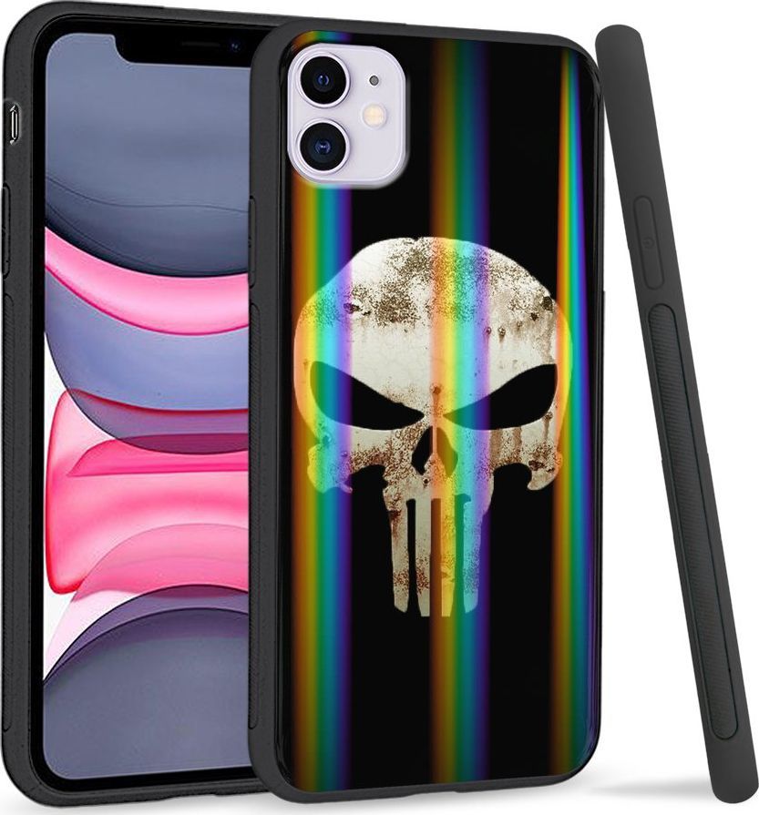 Super Fashion Etui Rainbow Series na Apple iPhone 11 Czaszka 1