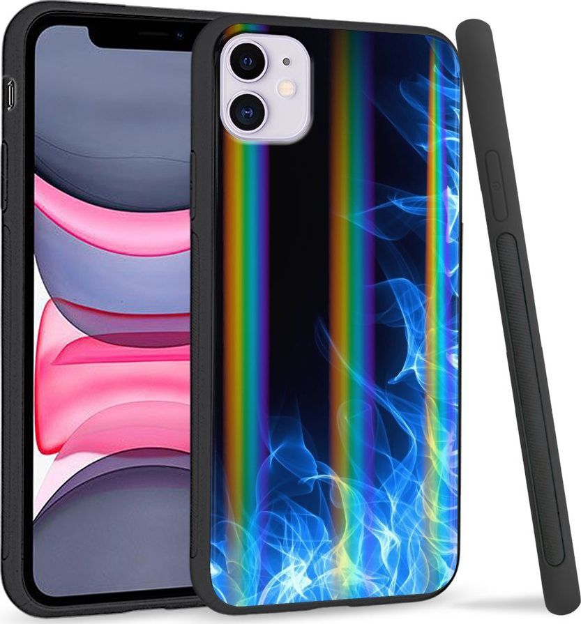 Super Fashion Etui Rainbow Series na Apple iPhone 11 Niebieski Podmuch 1