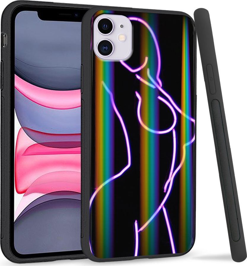 Super Fashion Etui Rainbow Series na Apple iPhone 11 Lady Black 1