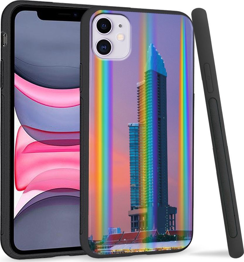 Super Fashion Etui Rainbow Series na Apple iPhone 11 Wierzowiec 1
