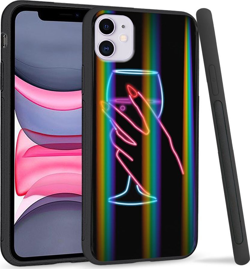 Super Fashion Etui Rainbow Series na Apple iPhone 11 Glass of Wine 1