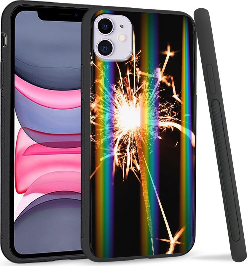 Super Fashion Etui Rainbow Series na Apple iPhone 11 Zimne ognie 1