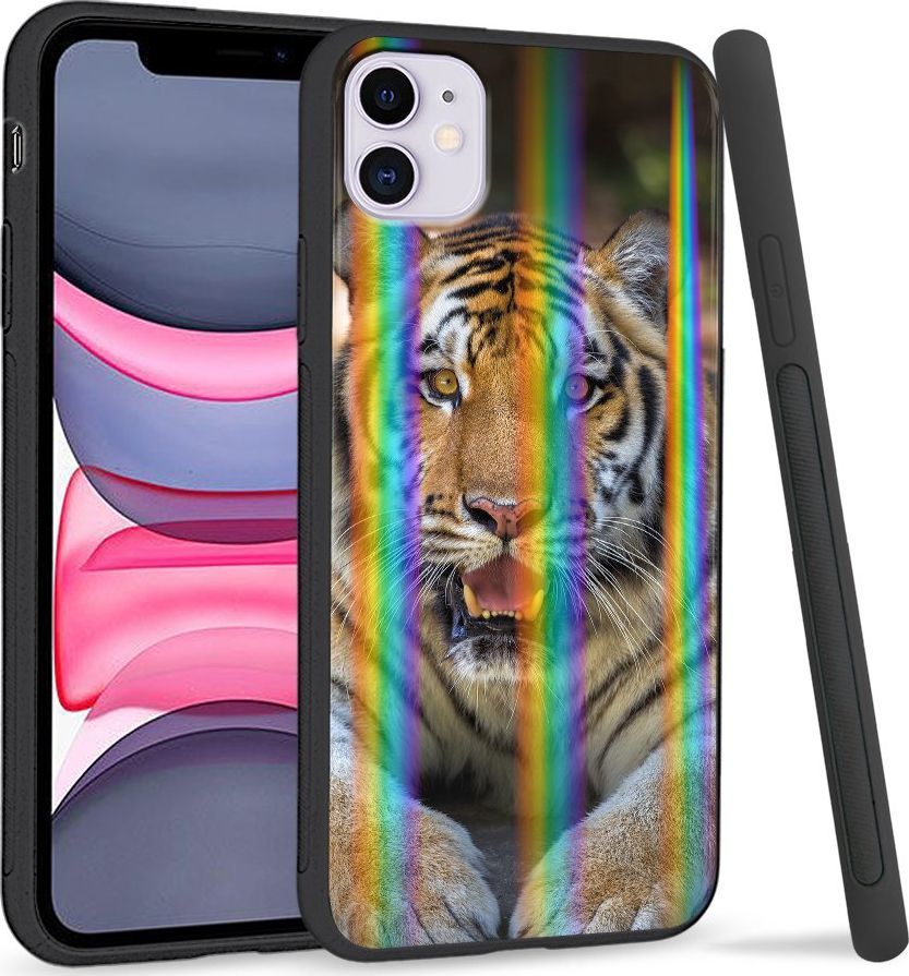 Super Fashion Etui Rainbow Series na Apple iPhone 11 Tygrys 1