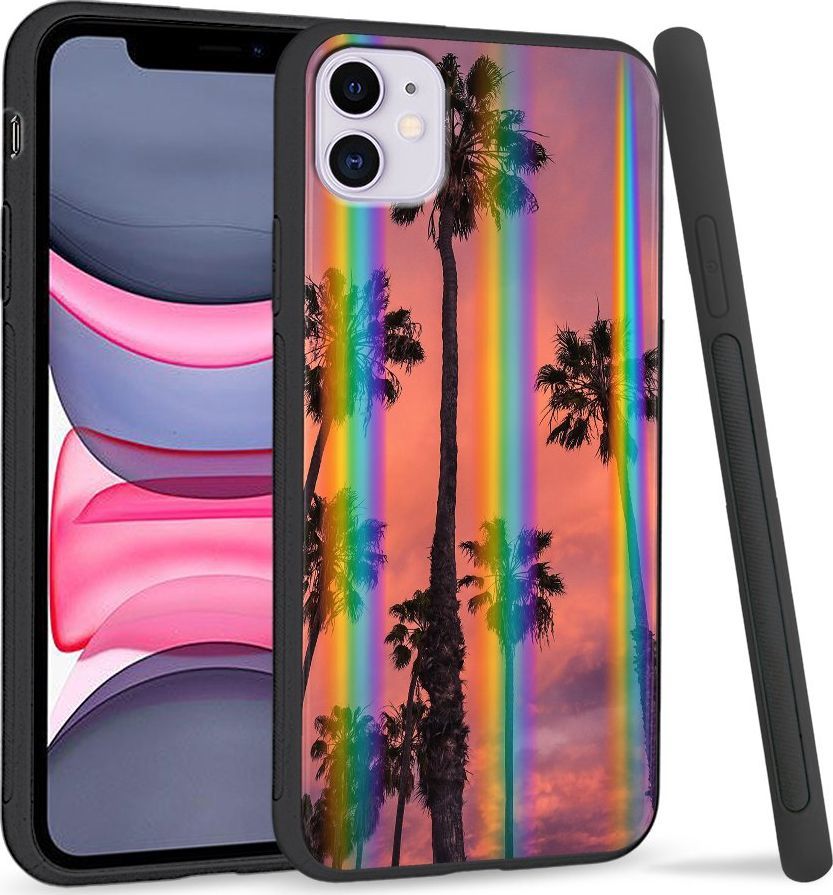 Super Fashion Etui Rainbow Series na Apple iPhone 11 Palms 1