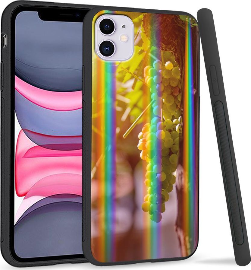 Super Fashion Etui Rainbow Series na Apple iPhone 11 Kiść winogron 1