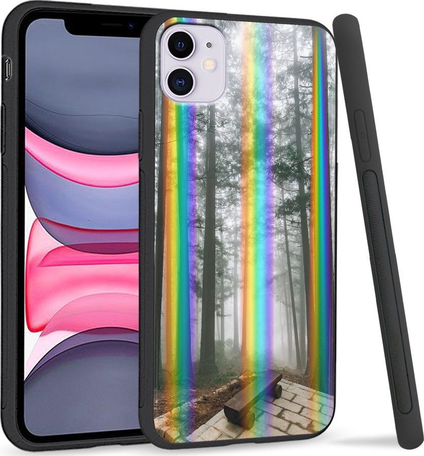 Super Fashion Etui Rainbow Series na Apple iPhone 11 Rower 1