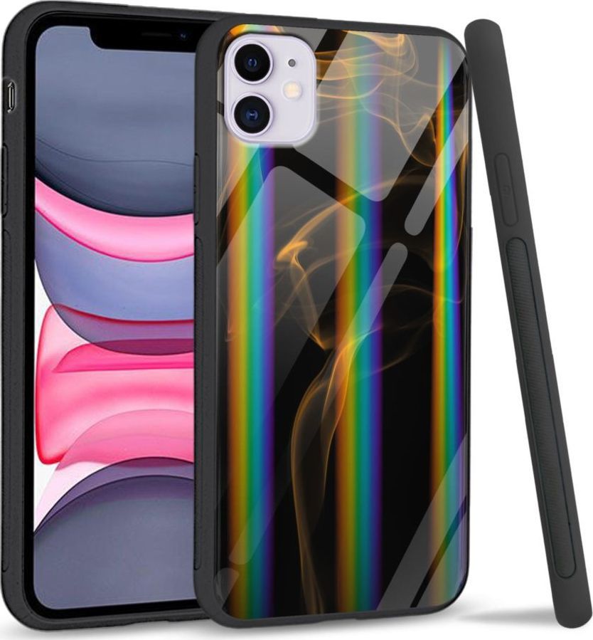 Super Fashion Etui Rainbow Series na Apple iPhone 11 Orange smoke 1
