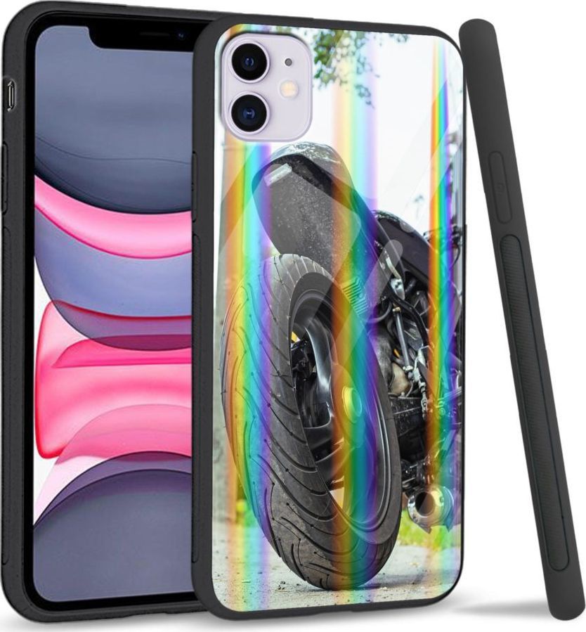 Super Fashion Etui Rainbow Series na Apple iPhone 11 Bike Tyre 1
