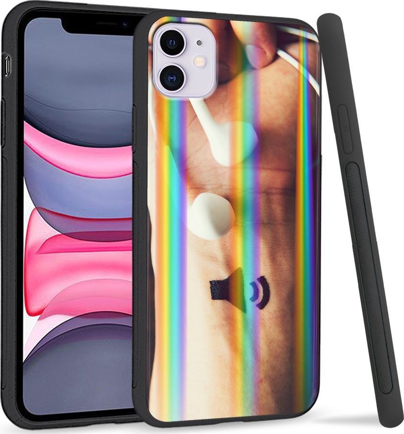 Super Fashion Etui Rainbow Series na Apple iPhone 11 Czas na muzykę 1