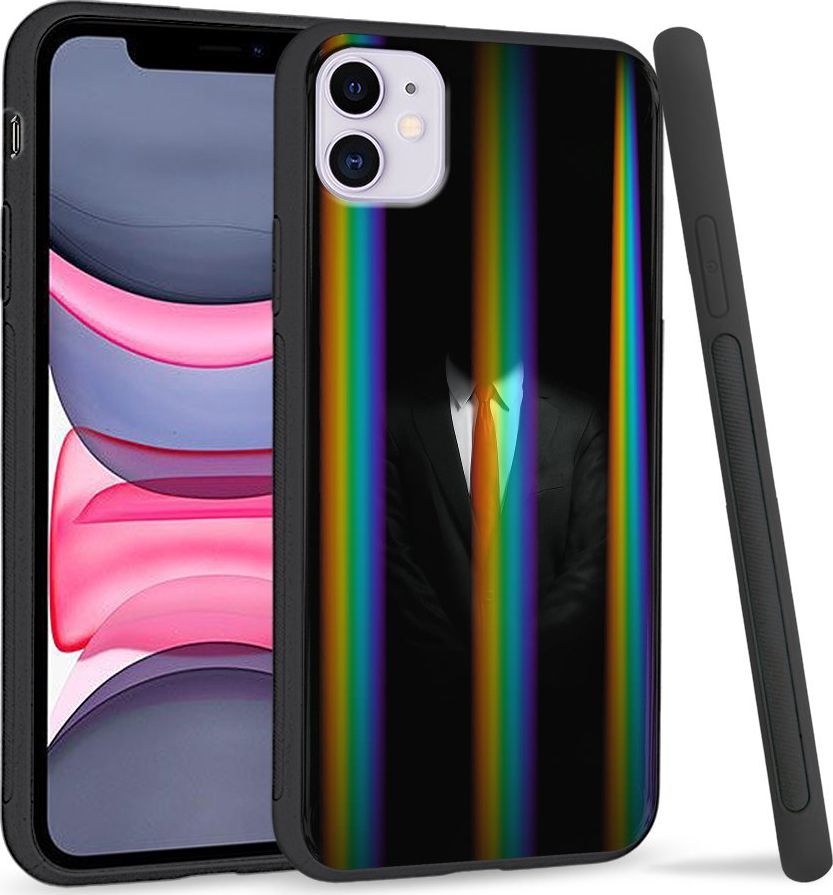 Super Fashion Etui Rainbow Series na Apple iPhone 11 Man in Black 1