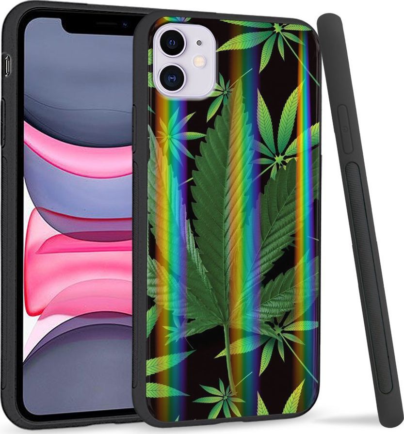 Super Fashion Etui Rainbow Series na Apple iPhone 11 Liście 1
