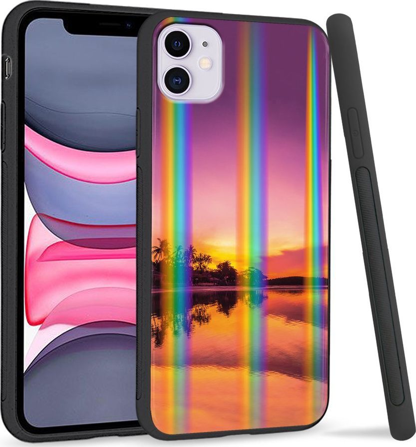 Super Fashion Etui Rainbow Series na Apple iPhone 11 Purpurowe niebo 1