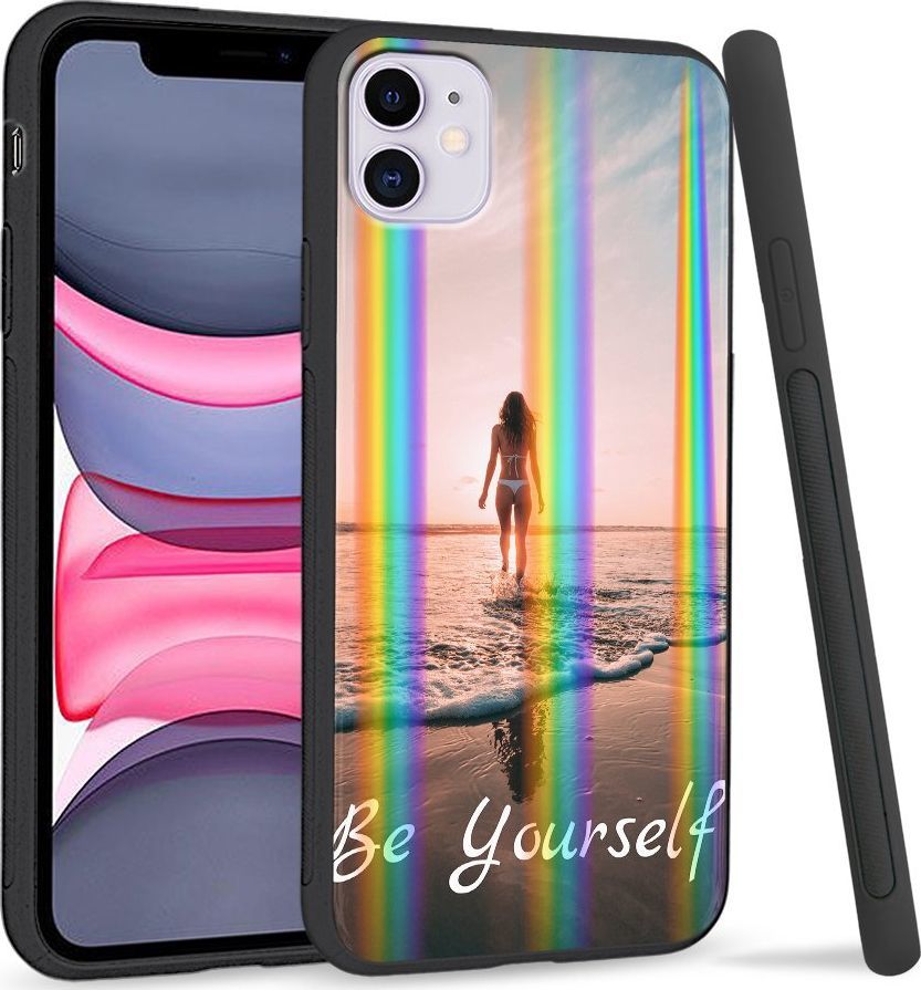 Super Fashion Etui Rainbow Series na Apple iPhone 11 Be Yourself 1