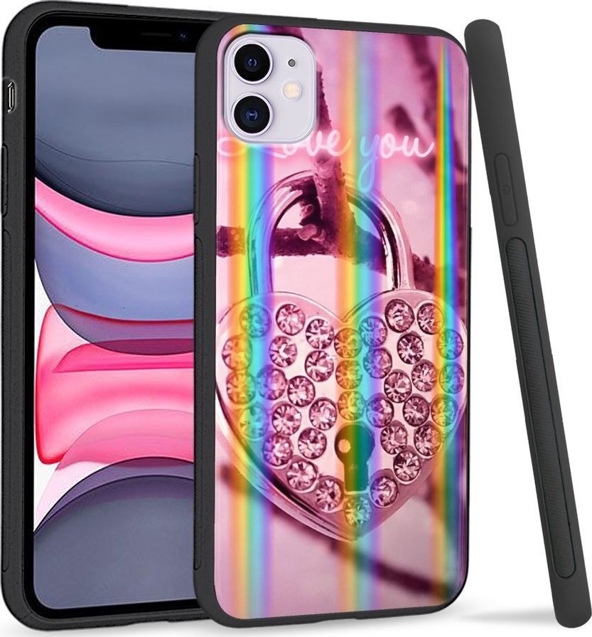 Super Fashion Etui Rainbow Series na Apple iPhone 11 Kłódka 1