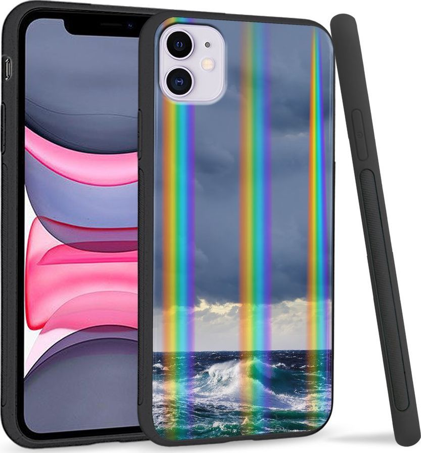 Super Fashion Etui Rainbow Series na Apple iPhone 11 Fale na morzu 1