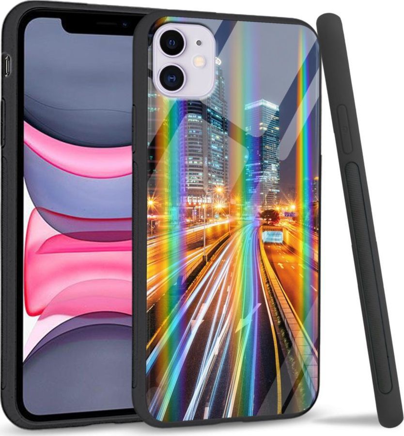 Super Fashion Etui Rainbow Series na Apple iPhone 11 Night City 1