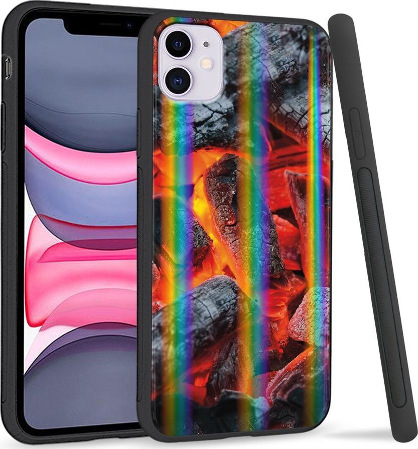 Super Fashion Etui Rainbow Series na Apple iPhone 11 Ognisko 1