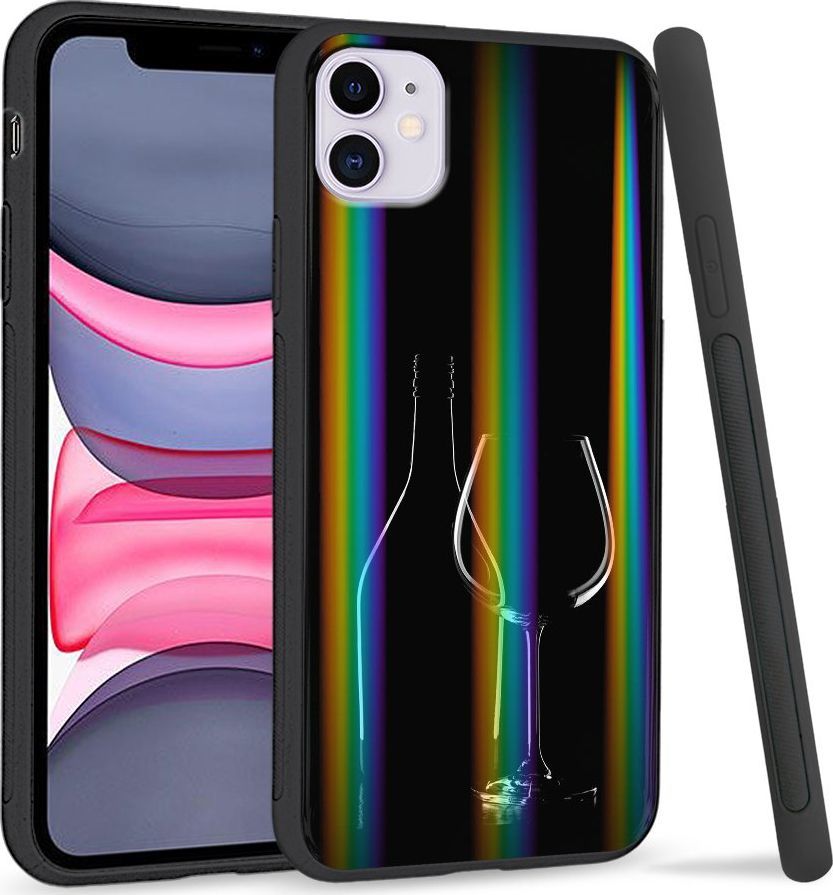 Super Fashion Etui Rainbow Series na Apple iPhone 11 Wino 1