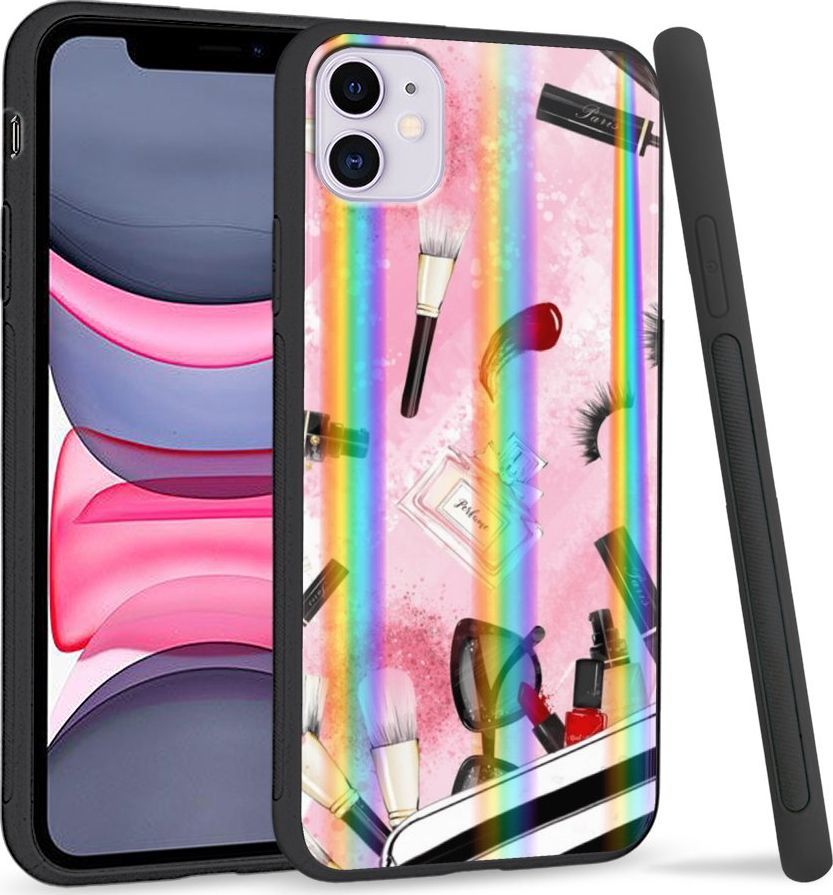 Super Fashion Etui Rainbow Series na Apple iPhone 11 Make'up 1