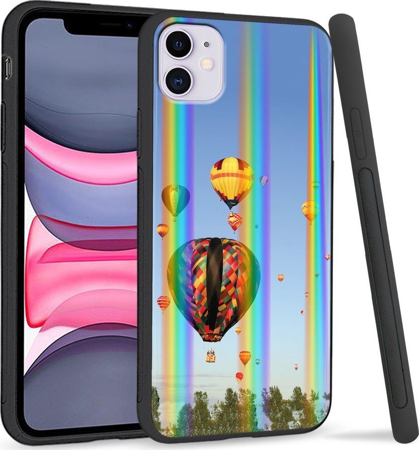 Super Fashion Etui Rainbow Series na Apple iPhone 11 Balony na niebie 1