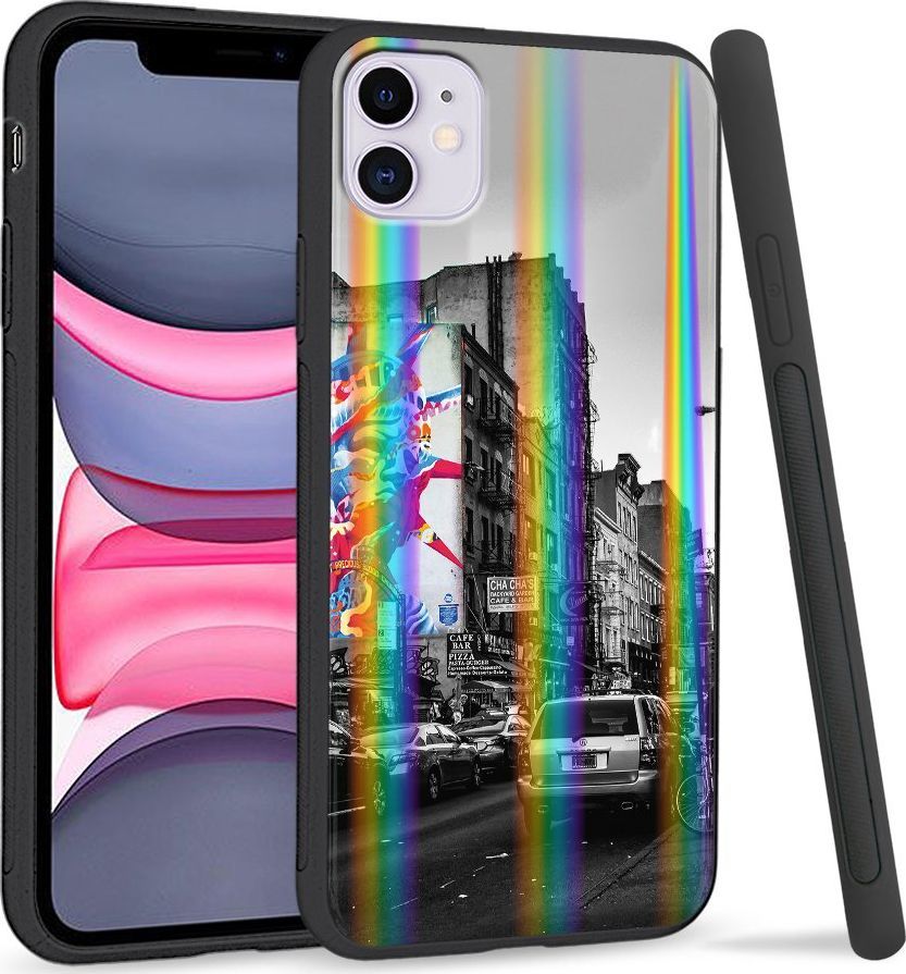 Super Fashion Etui Rainbow Series na Apple iPhone 11 Miasto 1