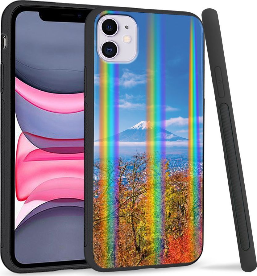 Super Fashion Etui Rainbow Series na Apple iPhone 11 Widok na góry 1
