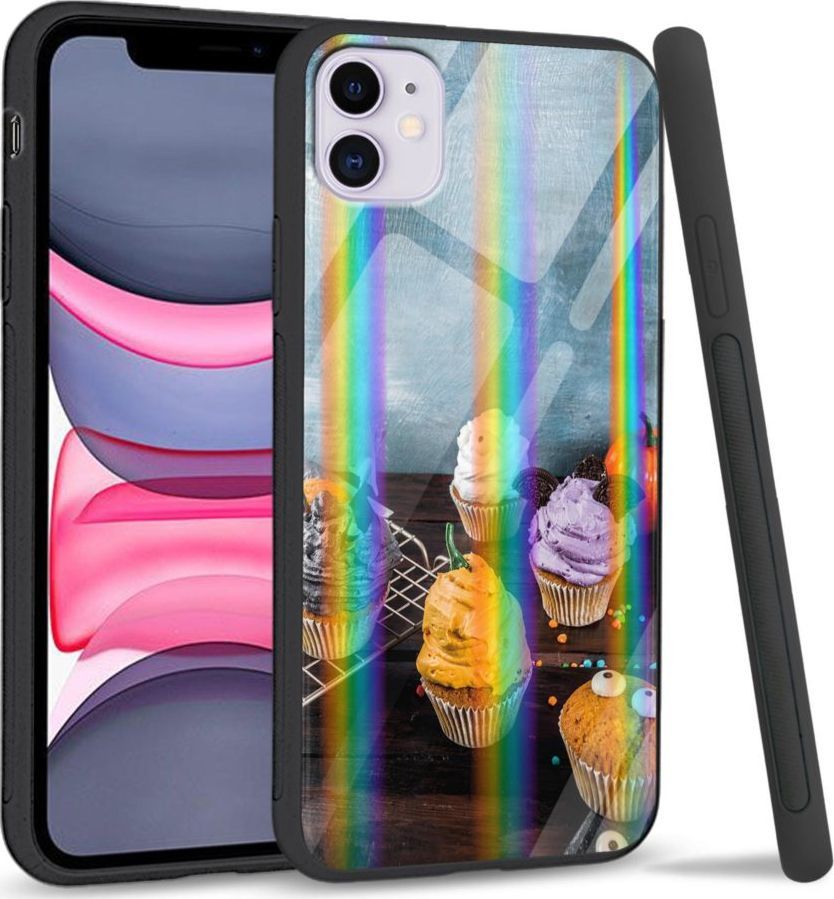 Super Fashion Etui Rainbow Series na Apple iPhone 11 Icecream cupcakes 1