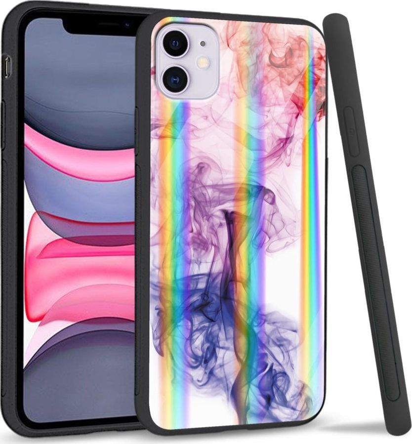 Super Fashion Etui Rainbow Series na Apple iPhone 11 Smoke abstract 1