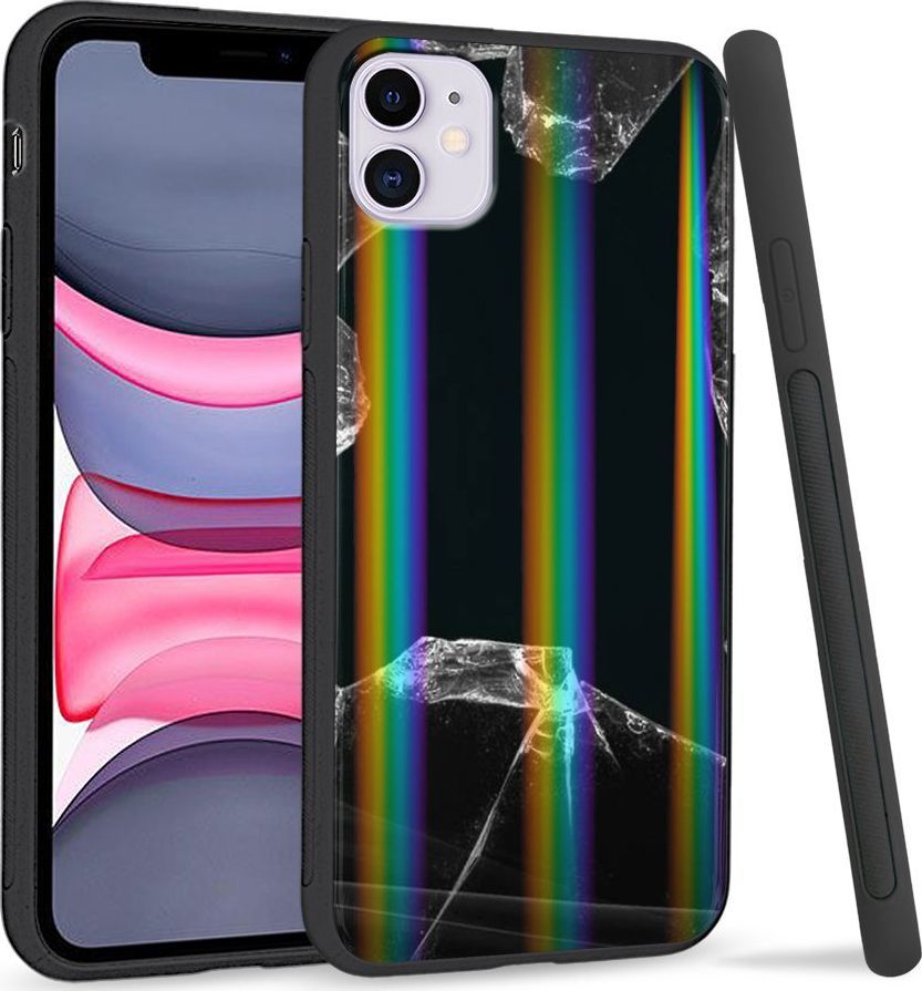 Super Fashion Etui Rainbow Series na Apple iPhone 11 Broken Glass 1