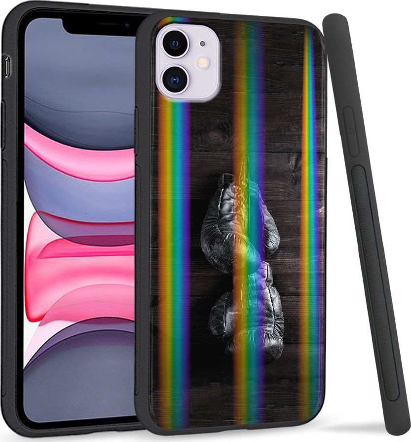 Super Fashion Etui Rainbow Series na Apple iPhone 11 Stare rękawice 1