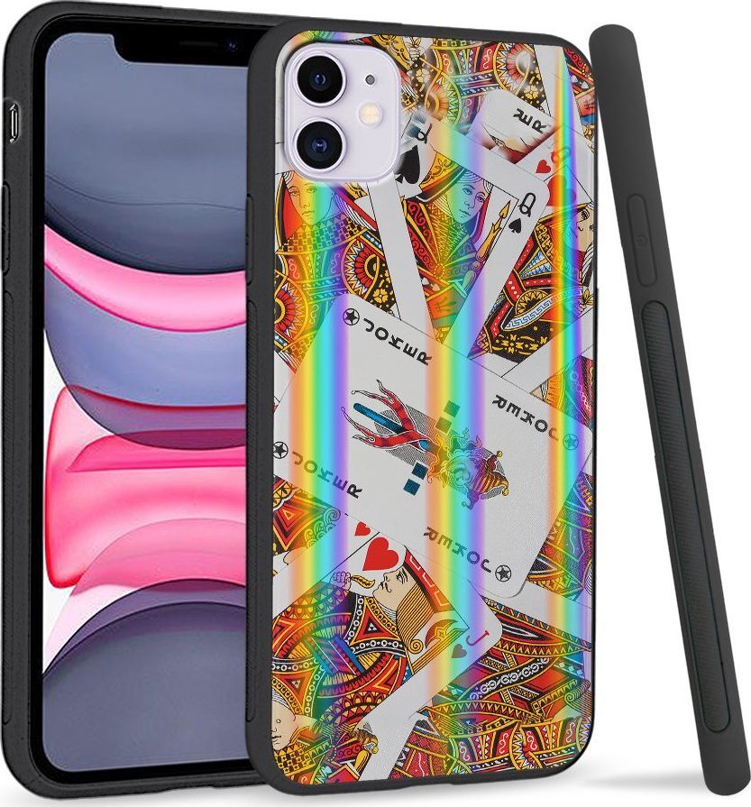 Super Fashion Etui Rainbow Series na Apple iPhone 11 Karty 1