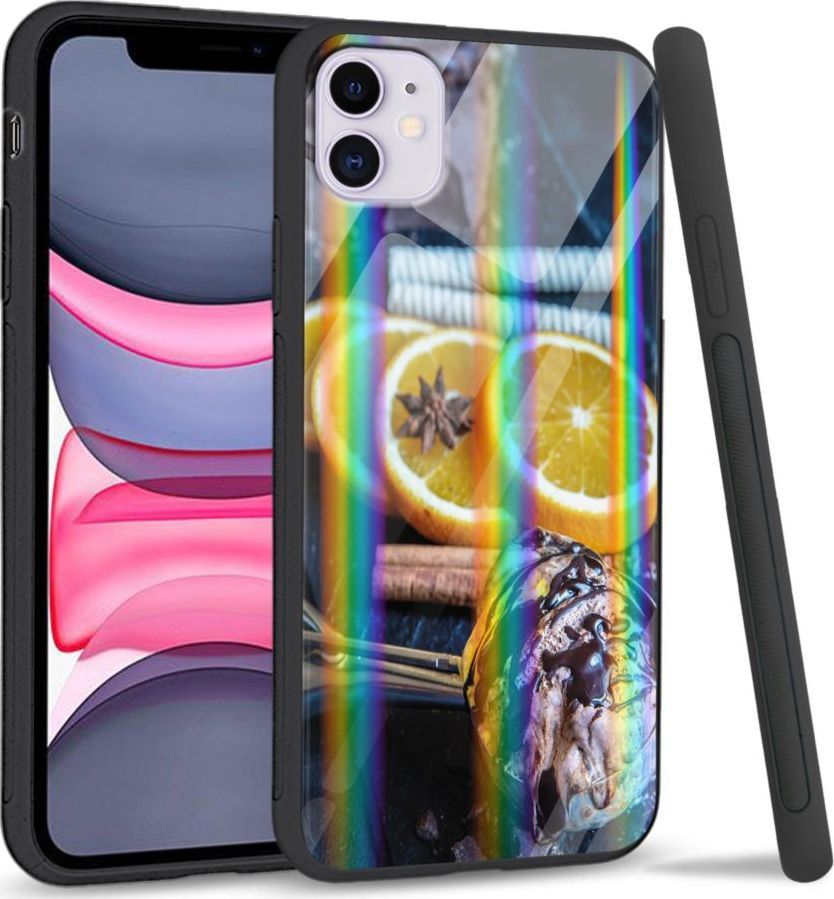 Super Fashion Etui Rainbow Series na Apple iPhone 11 Choco lemon 1