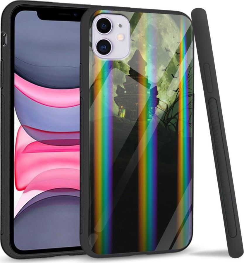 Super Fashion Etui Rainbow Series na Apple iPhone 11 Spooky castle 1