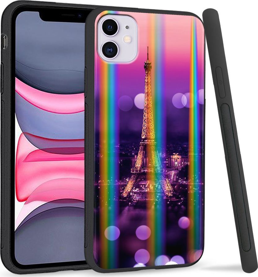 Super Fashion Etui Rainbow Series na Apple iPhone 11 Kocham Paryż 1