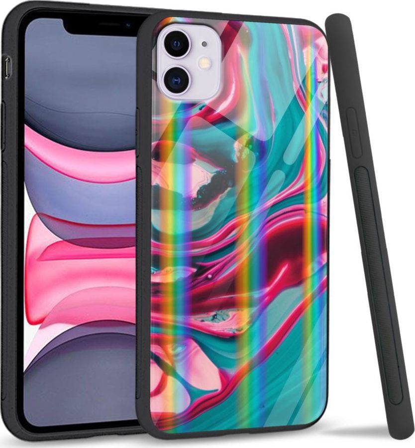 Super Fashion Etui Rainbow Series na Apple iPhone 11 Water color abstract 1