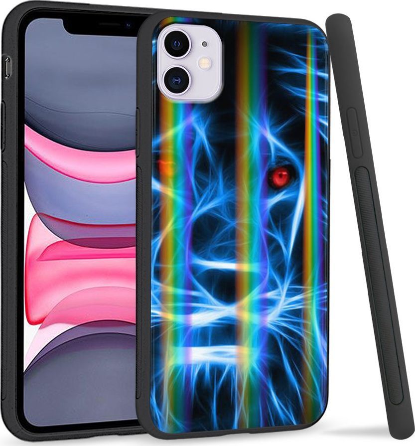 Super Fashion Etui Rainbow Series na Apple iPhone 11 Niebieski Lew 1