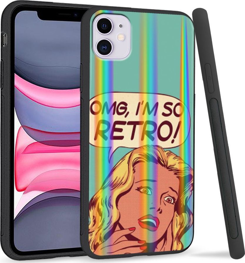 Super Fashion Etui Rainbow Series na Apple iPhone 11 OMG I'm so Retro 1
