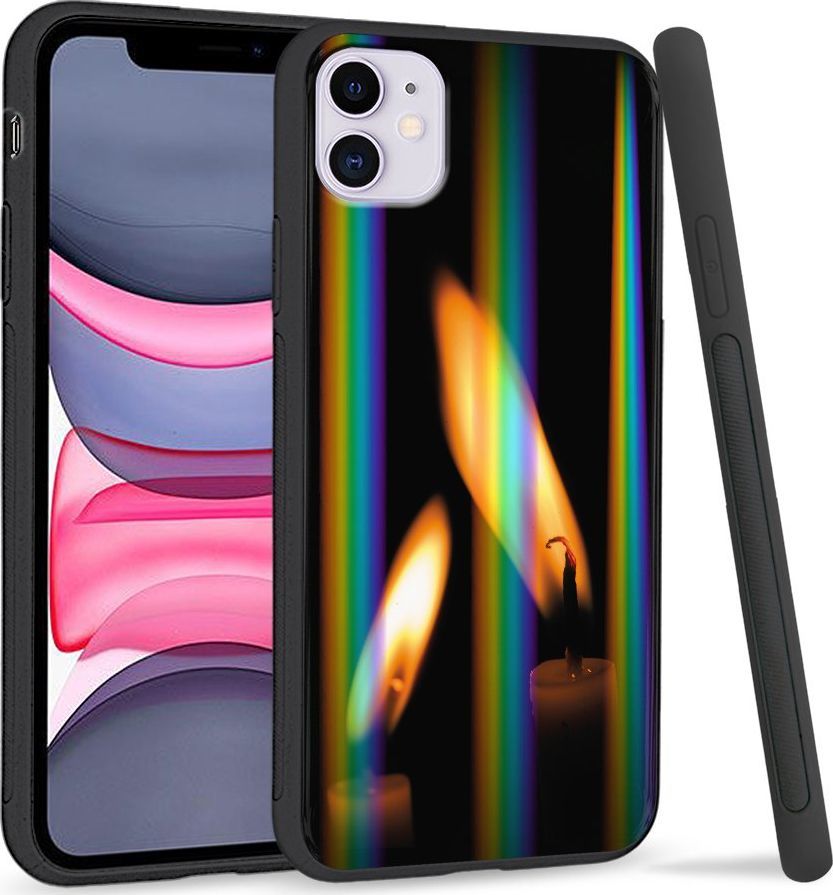Super Fashion Etui Rainbow Series na Apple iPhone 11 Płomienie 1