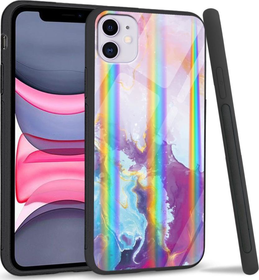 Super Fashion Etui Rainbow Series na Apple iPhone 11 Beautiful abstract 1