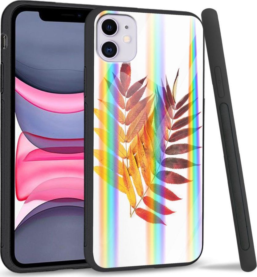 Super Fashion Etui Rainbow Series na Apple iPhone 11 Reddish yellow leaves 1