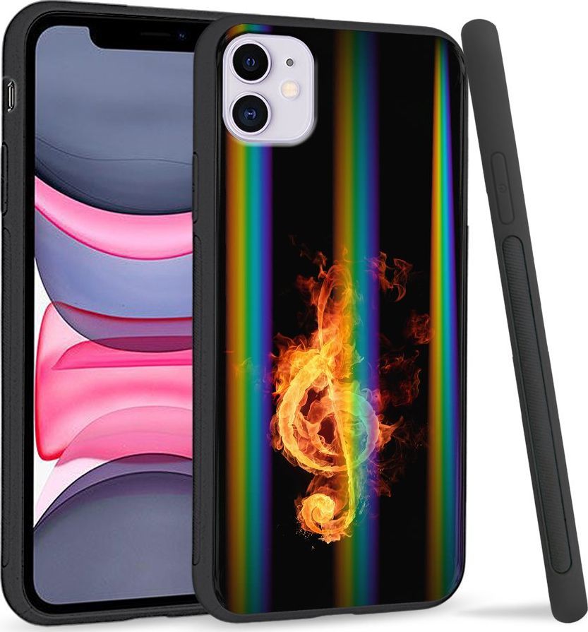 Super Fashion Etui Rainbow Series na Apple iPhone 11 Fire Clef 1