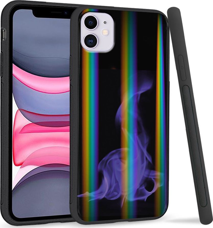 Super Fashion Etui Rainbow Series na Apple iPhone 11 Fioletowy dym 1