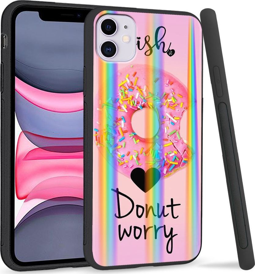 Super Fashion Etui Rainbow Series na Apple iPhone 11 Black Kitty 1