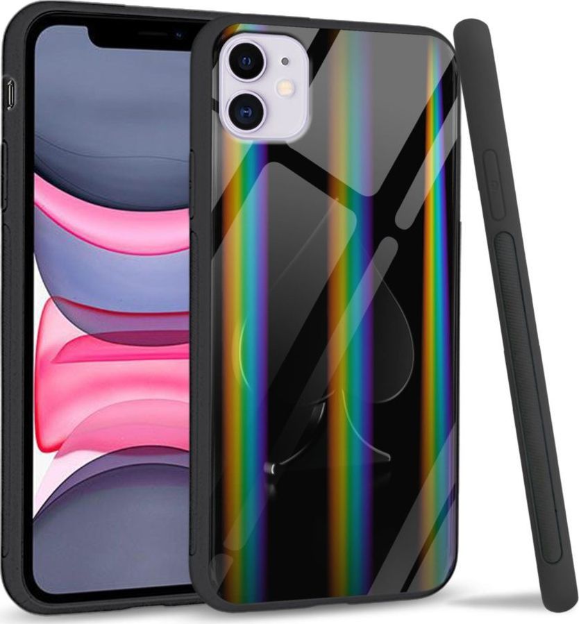 Super Fashion Etui Rainbow Series na Apple iPhone 11 Black spade 1