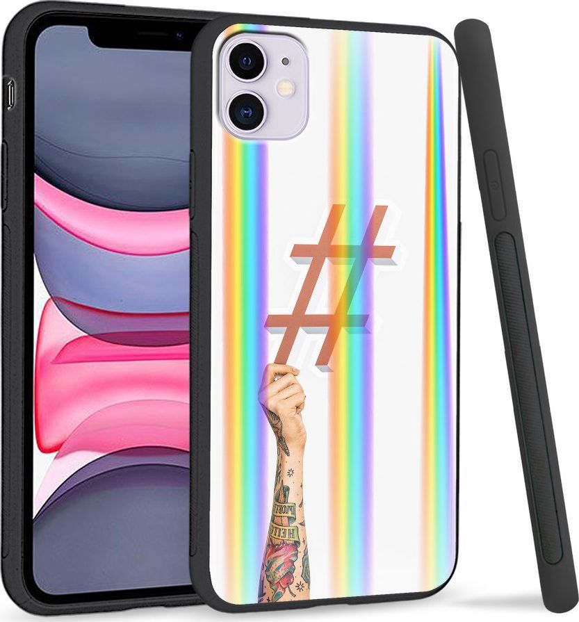 Super Fashion Etui Rainbow Series na Apple iPhone 11 Hasztag 1