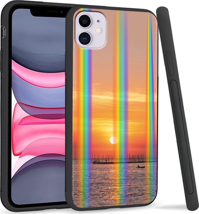 Super Fashion Etui Rainbow Series na Apple iPhone 11 Zachód słońca 1