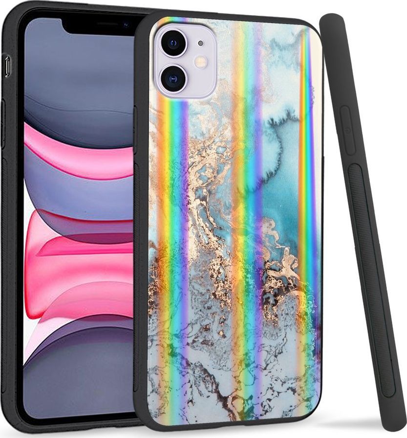 Super Fashion Etui Rainbow Series na Apple iPhone 11 Abstrakcja 1