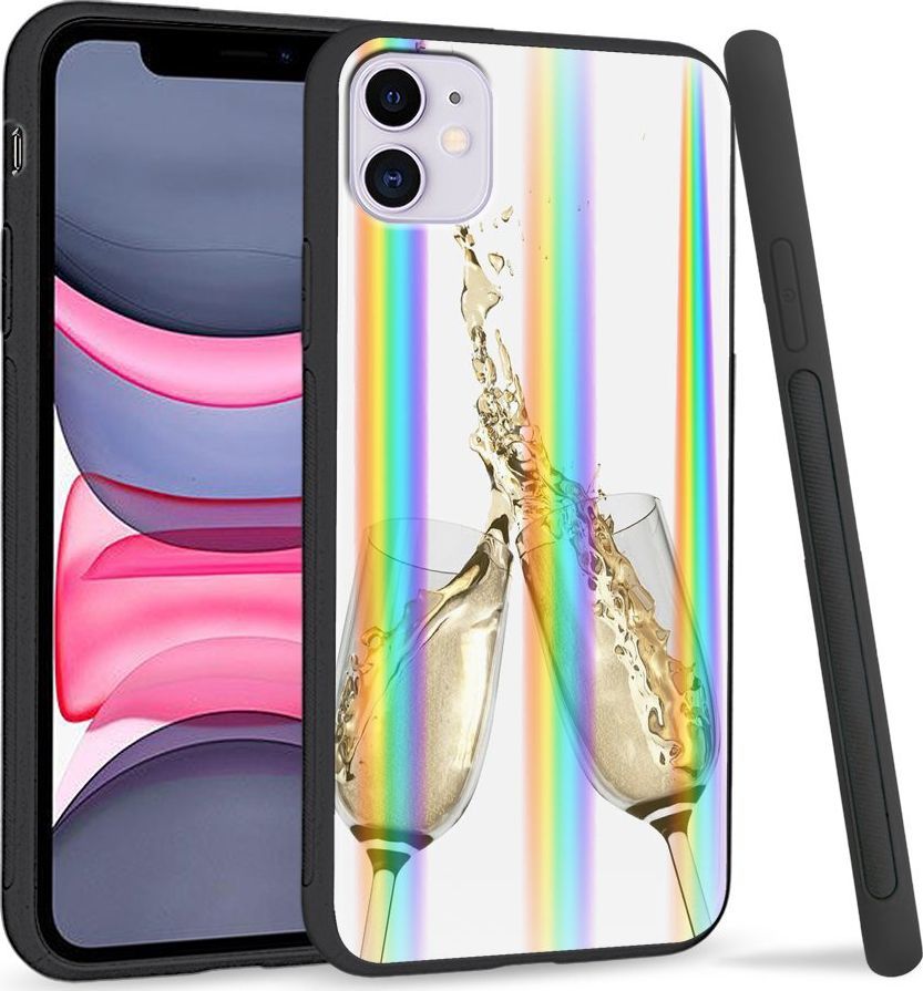 Super Fashion Etui Rainbow Series na Apple iPhone 11 Szampan 1