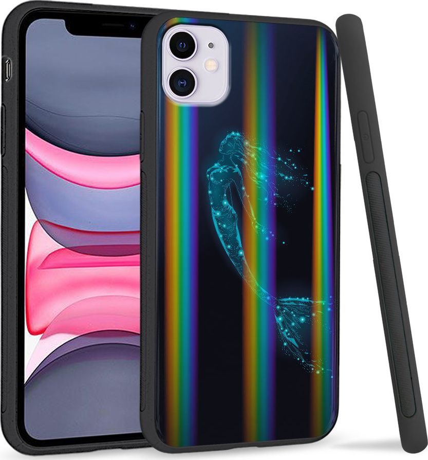 Super Fashion Etui Rainbow Series na Apple iPhone 11 Syrenka 1